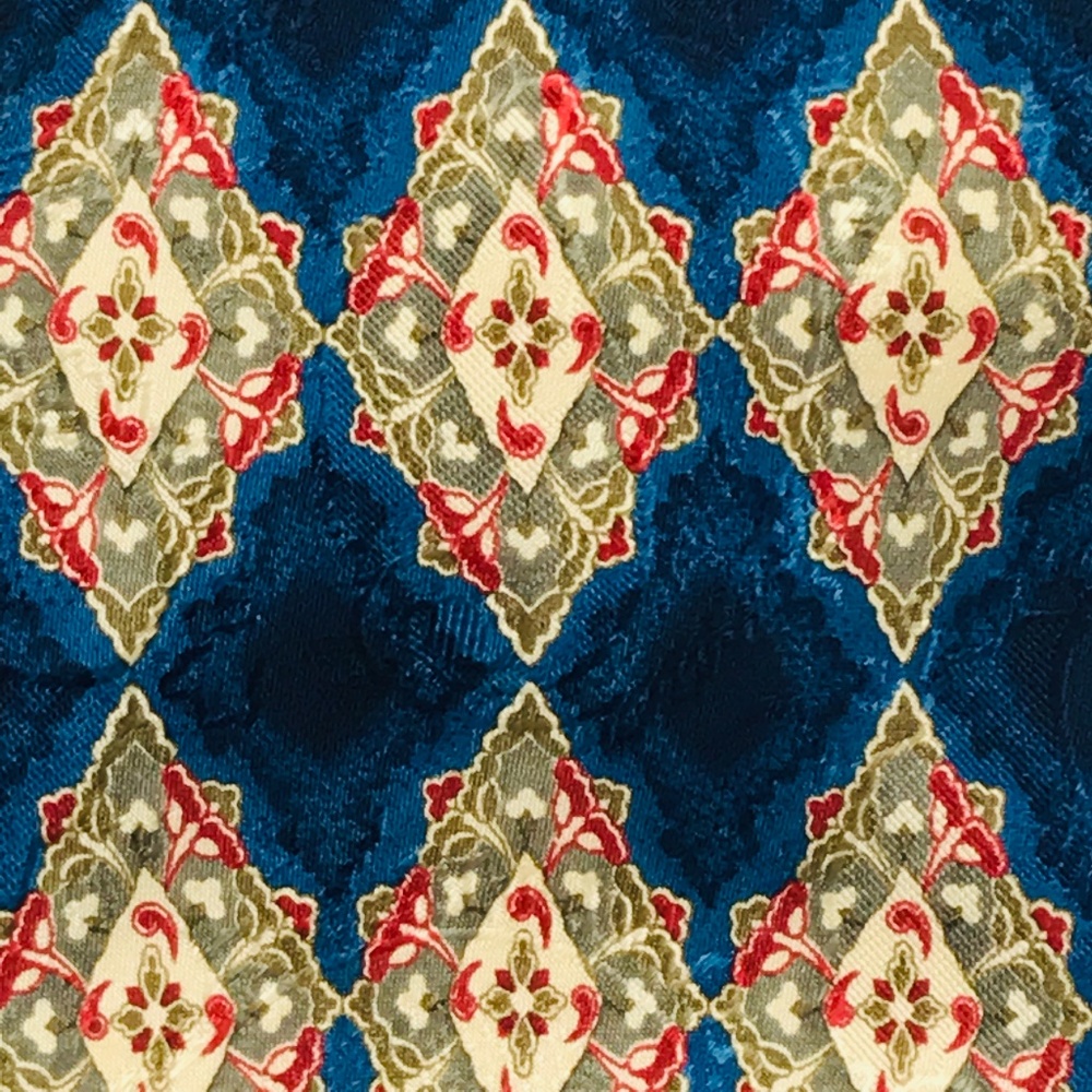 SAZZARI GEOMETRIC PATTERN TIE